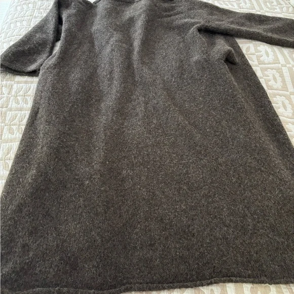 Lauren Manoogian long shawl cardigan in Soil - Picture 3 of 7